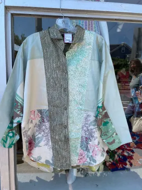 A One Thai Silk Size M Blouse