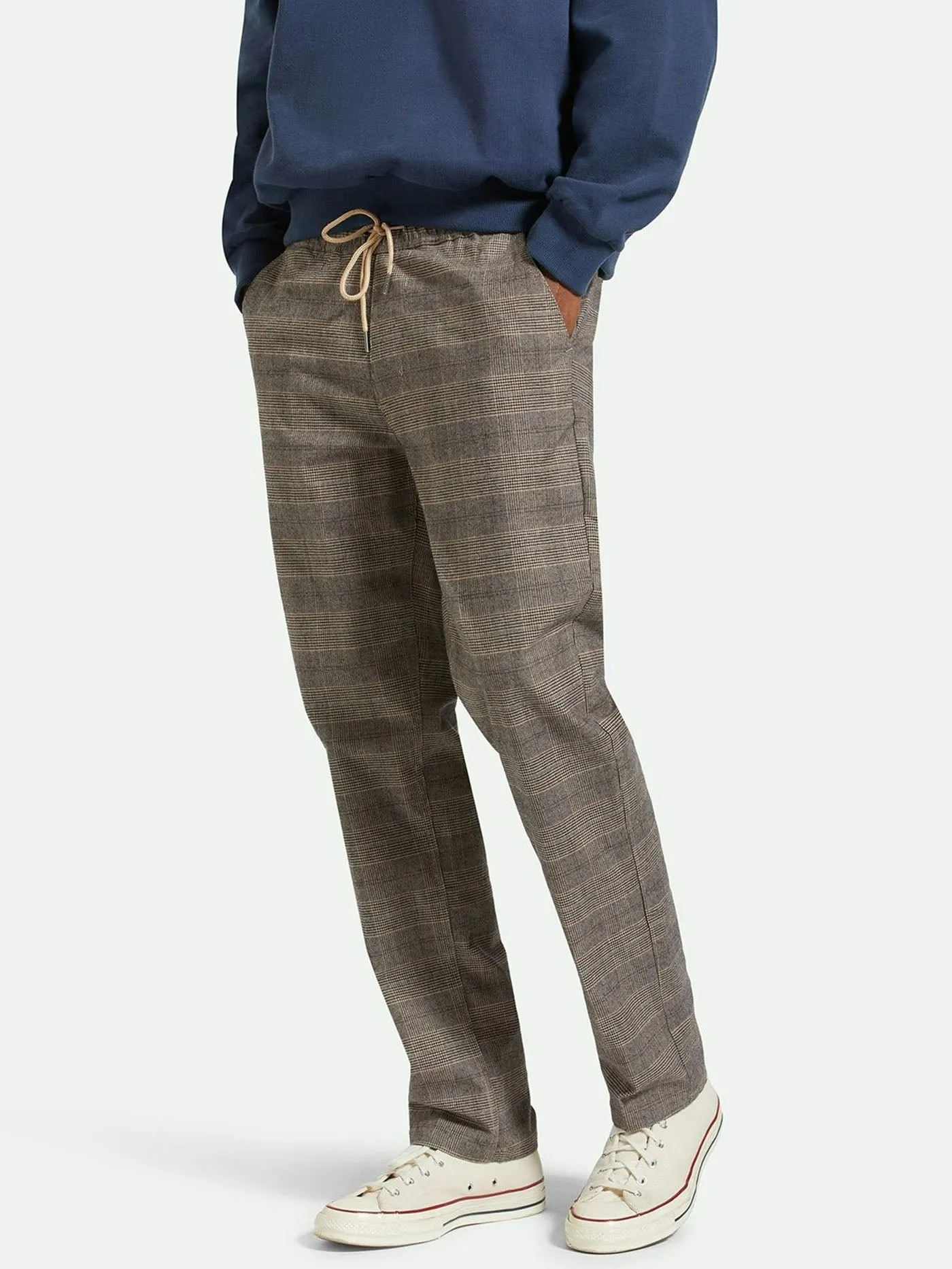 Broadway Houndstooth E-Waist Relaxed Pants