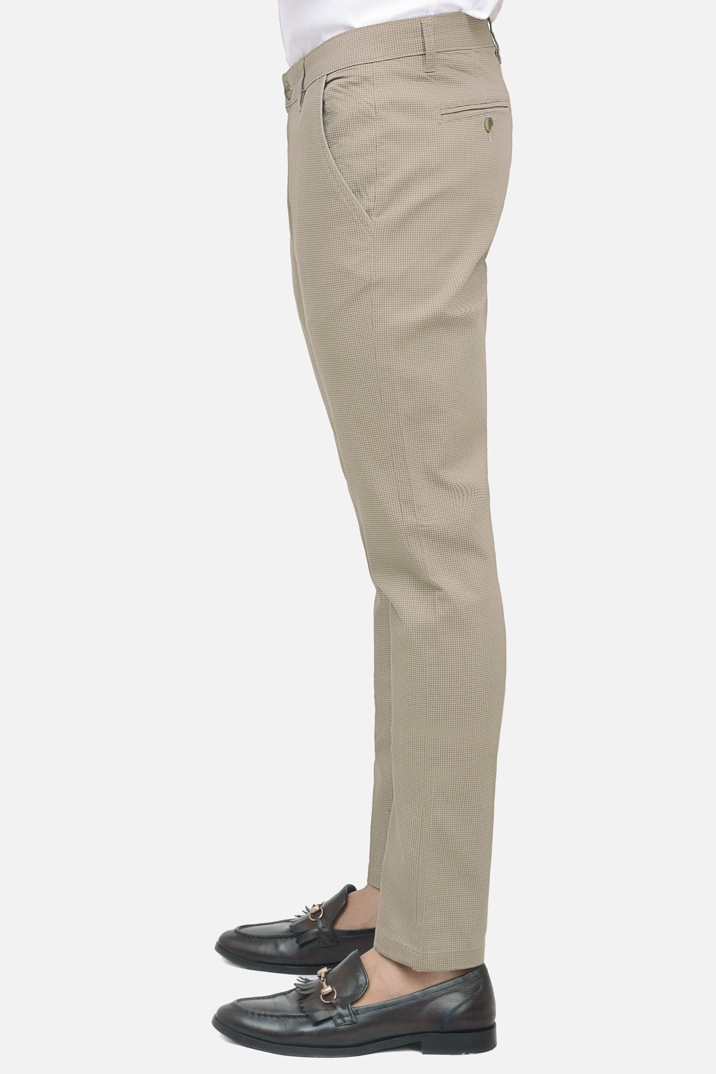 CASUAL PANT KHAKI BROWN