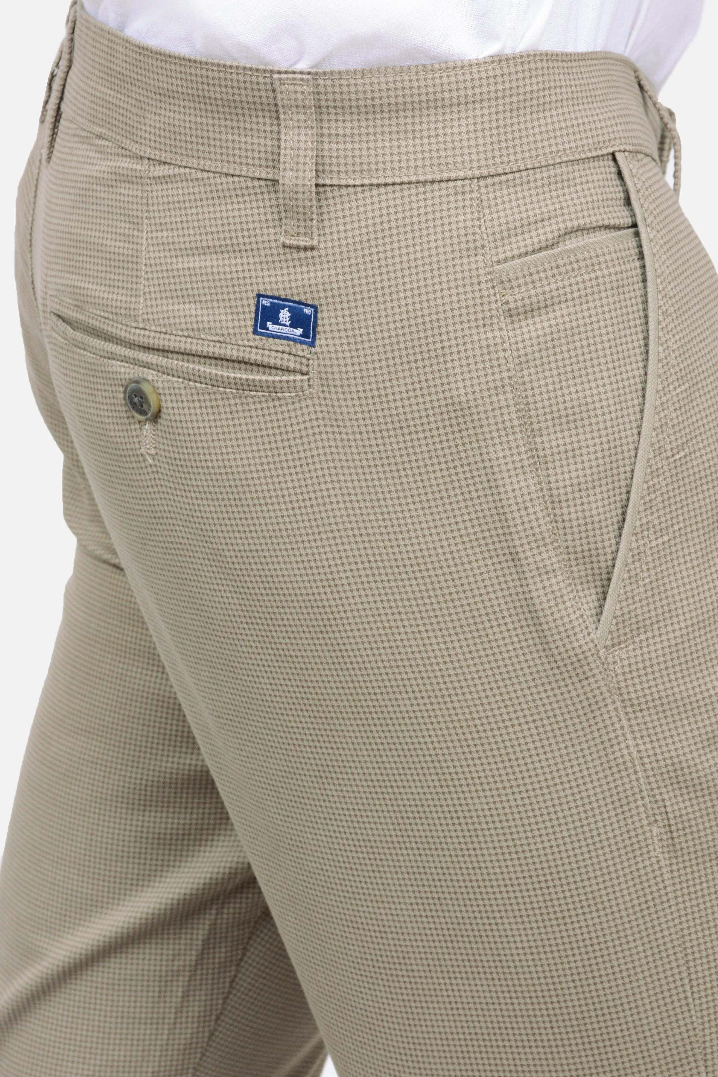 CASUAL PANT KHAKI BROWN