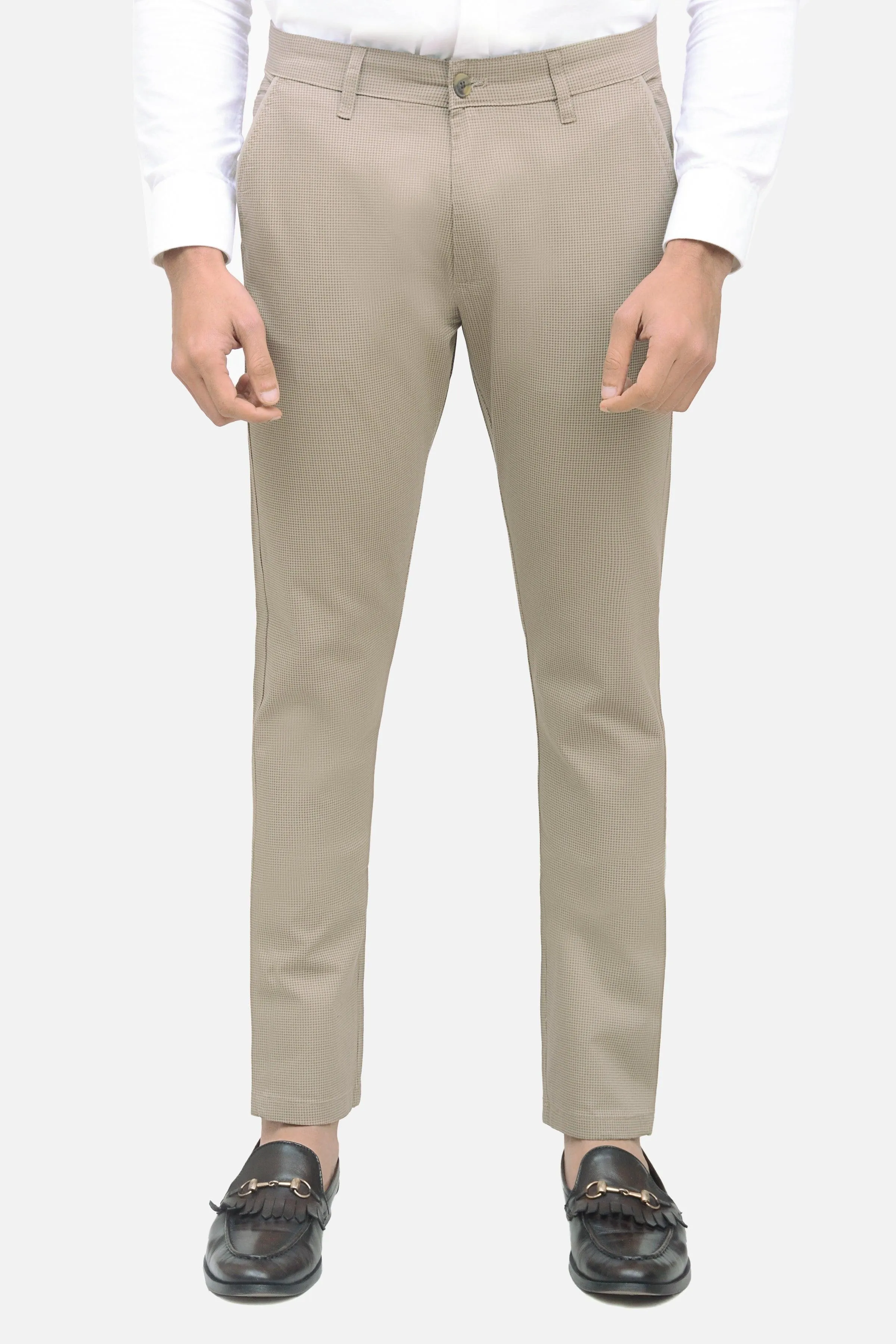 CASUAL PANT KHAKI BROWN