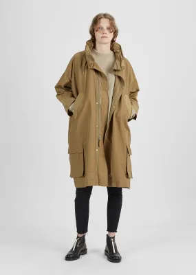 Cotton-Blend Grosgrain Parka