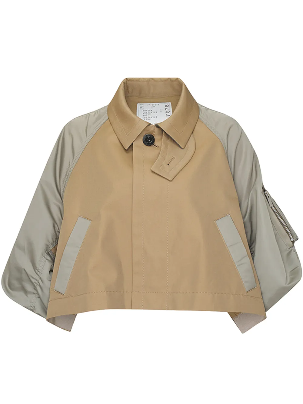 Cotton Gabardine x Nylon Twill Jacket