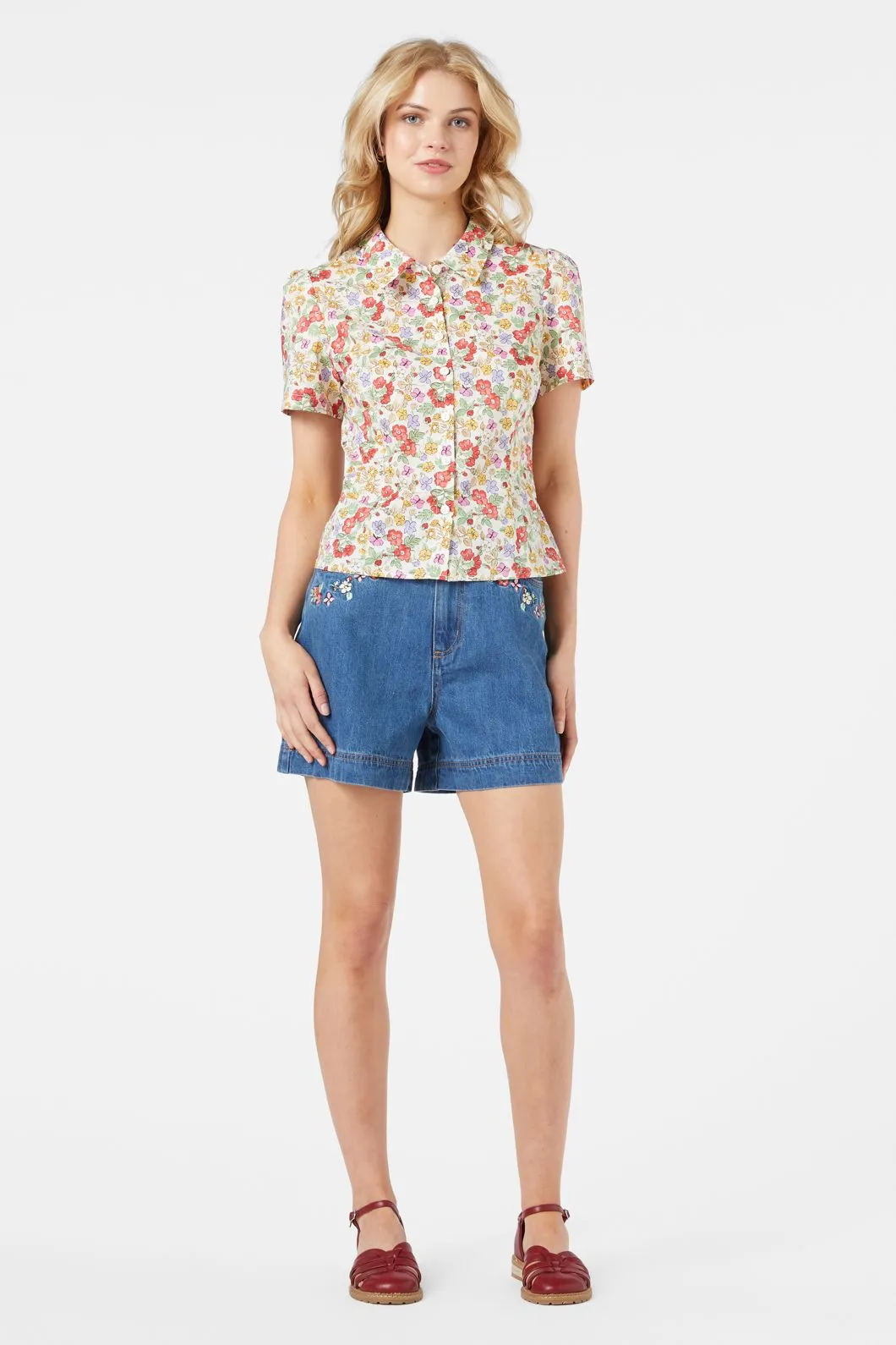 Ella Flora Blouse