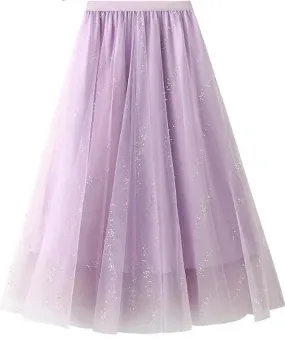 Fairy Style High-Waisted A-Line Skirt