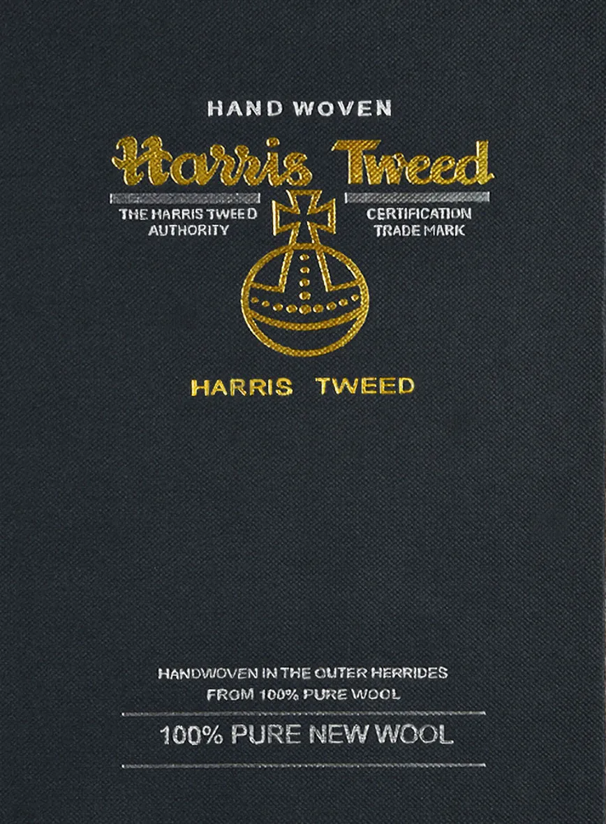 Harris Tweed Houndstooth Ebony Brown Pants