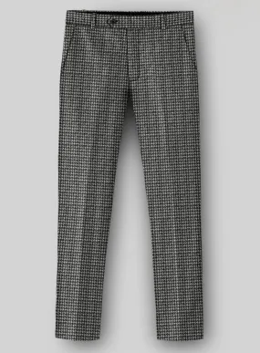 Highlander Heavy Black Houndstooth Tweed Pants