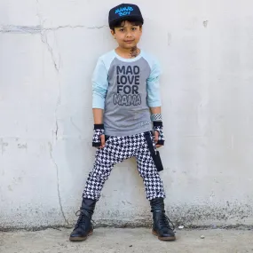 Hipster Houndstooth Harem Joggers for boys and girls