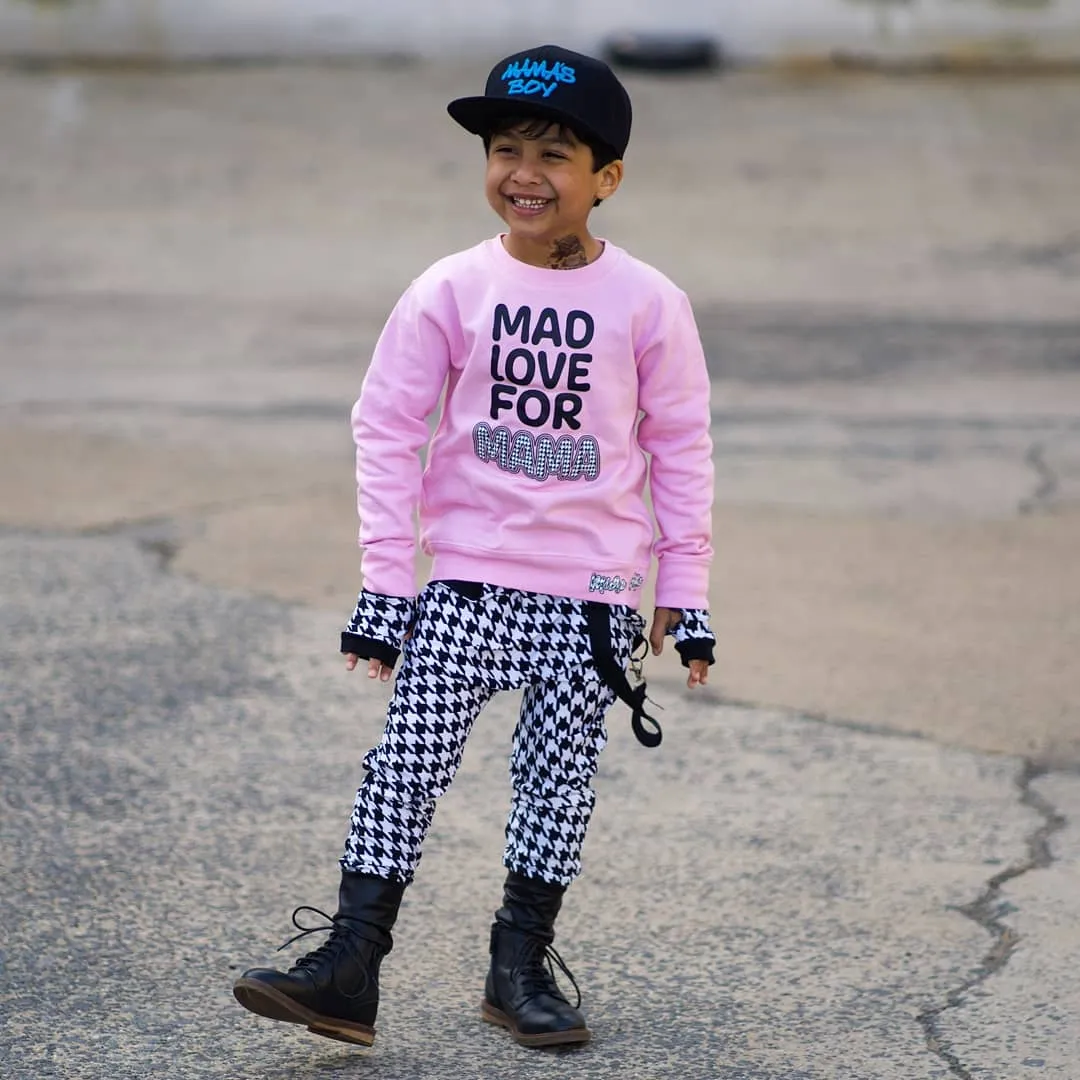 Hipster Houndstooth Harem Joggers for boys and girls