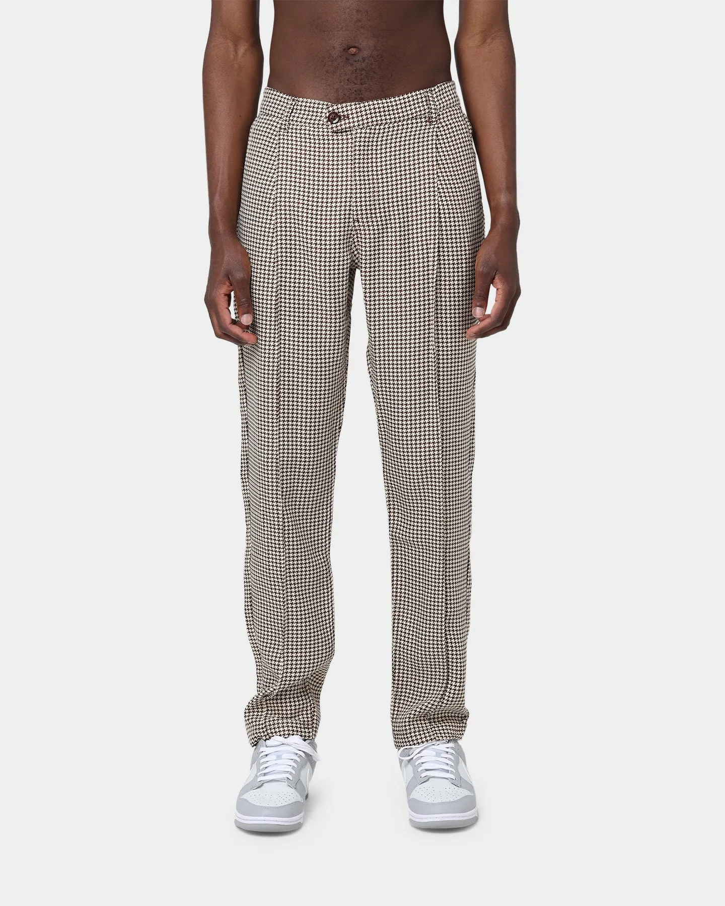 Honor The Gift Houndstooth Pants Tobacco