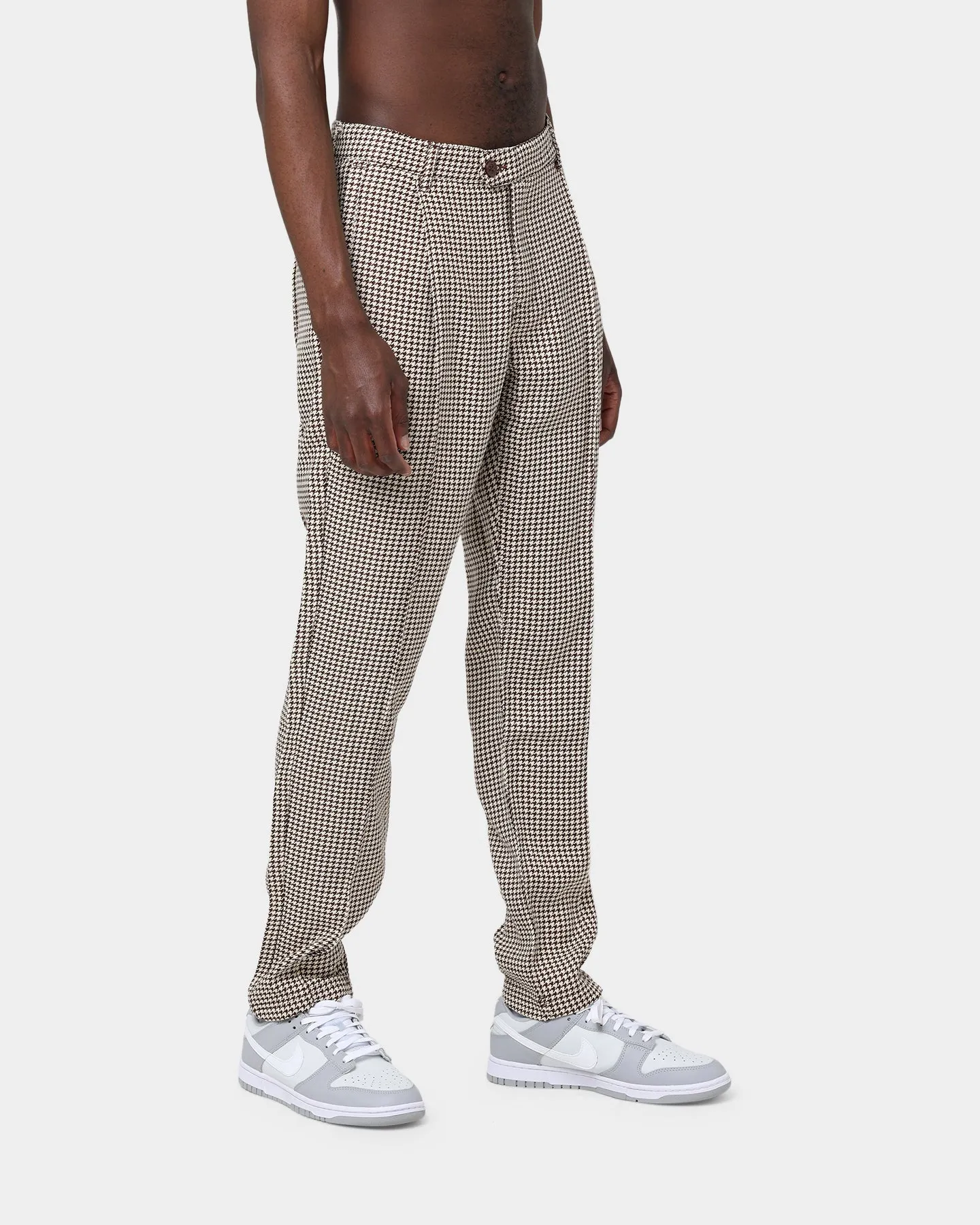 Honor The Gift Houndstooth Pants Tobacco