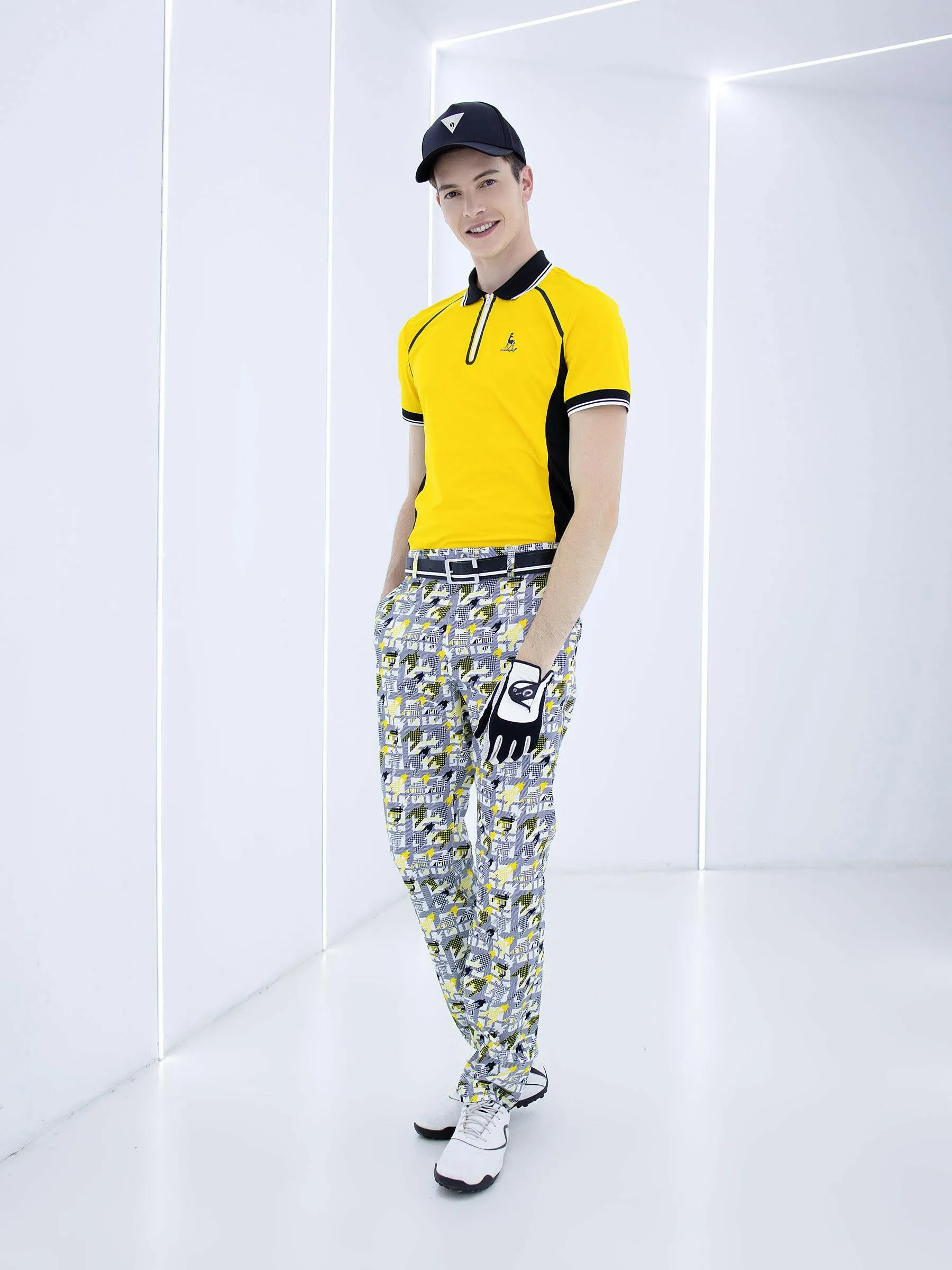 Houndstooth Slim Pants