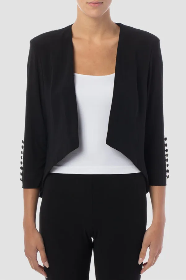 Joseph Ribkoff Black Tuxedo Bolero