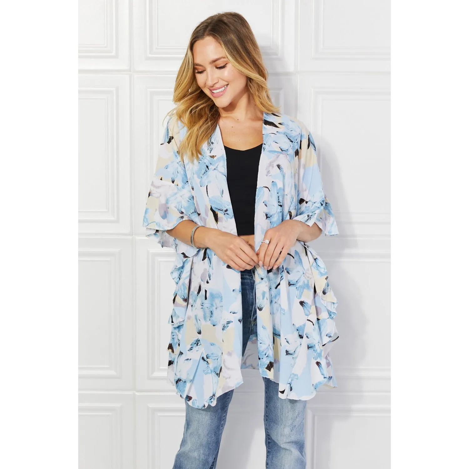 Justin Taylor Summer Fever Floral Kimono