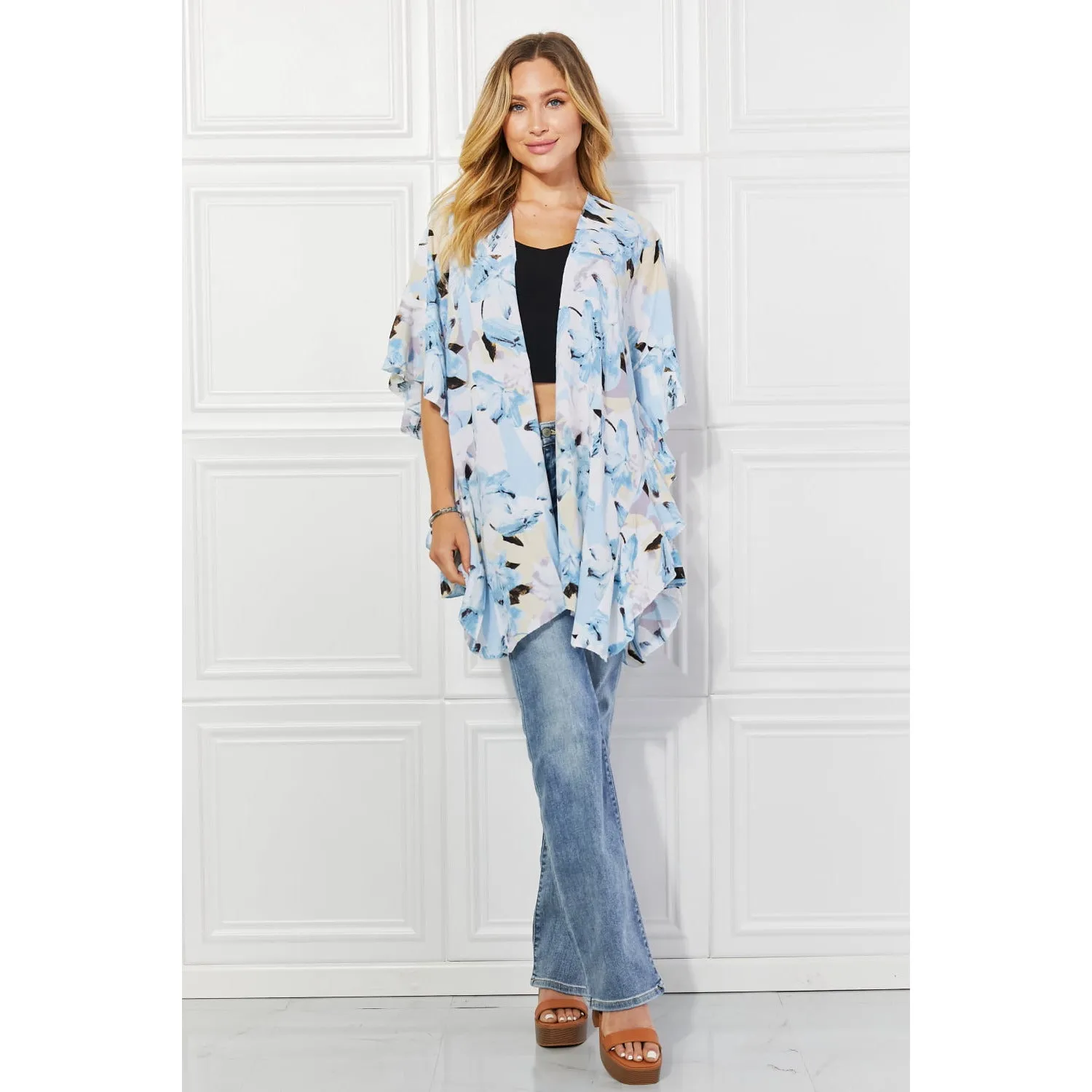 Justin Taylor Summer Fever Floral Kimono