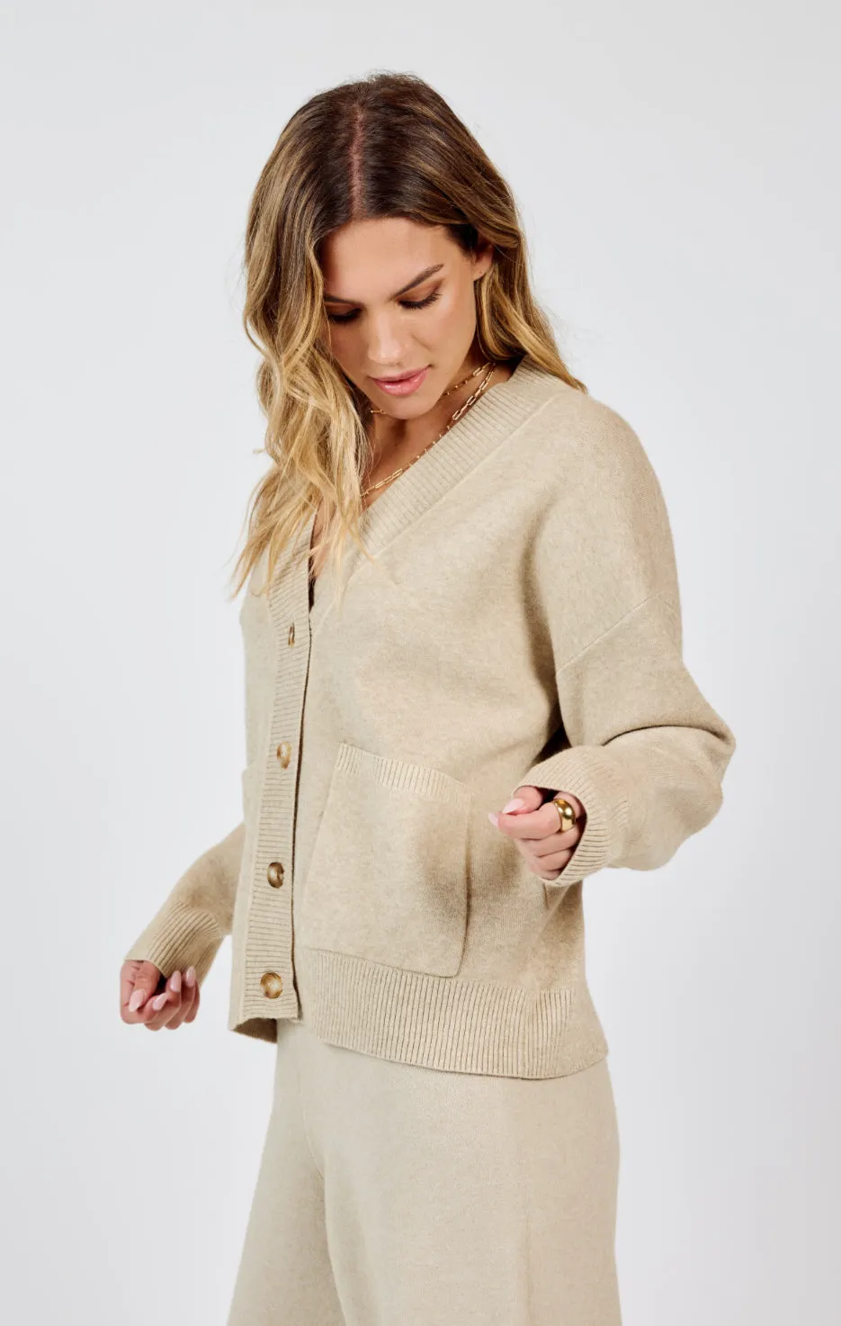 kelsie button cardigan