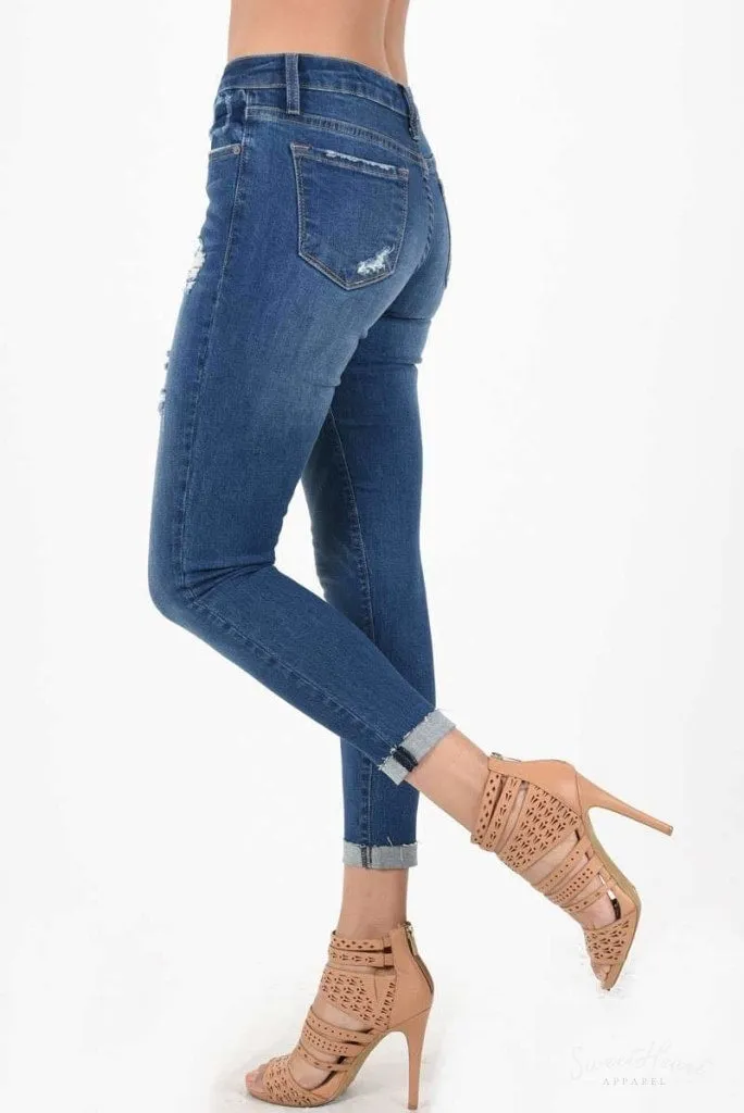 Kicks & Pockets Skinny Jeans