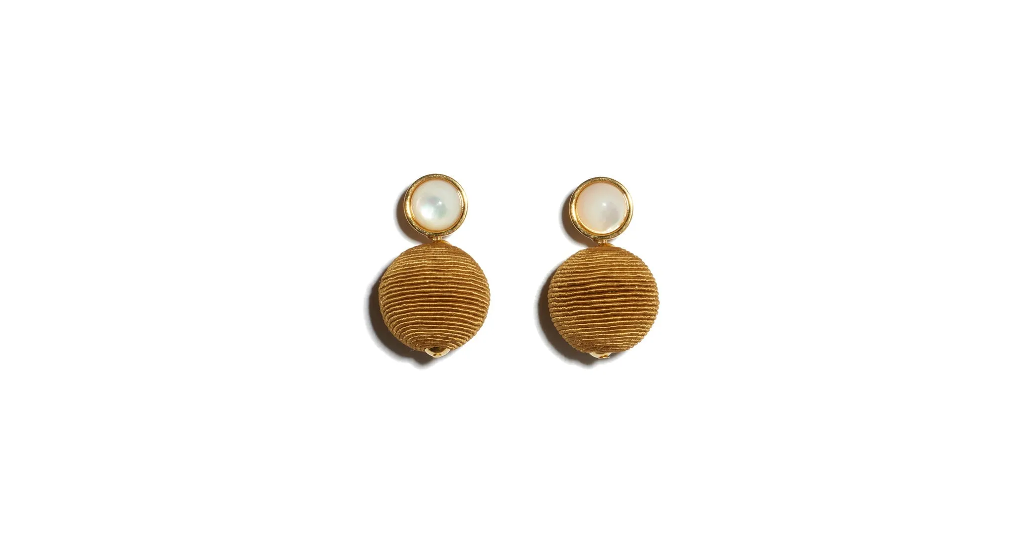 Mara Earrings in Mustard