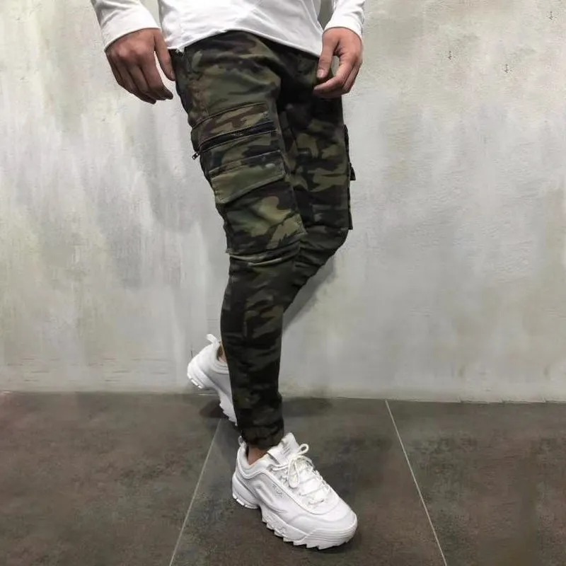 Men's Casual Camouflage Jeans