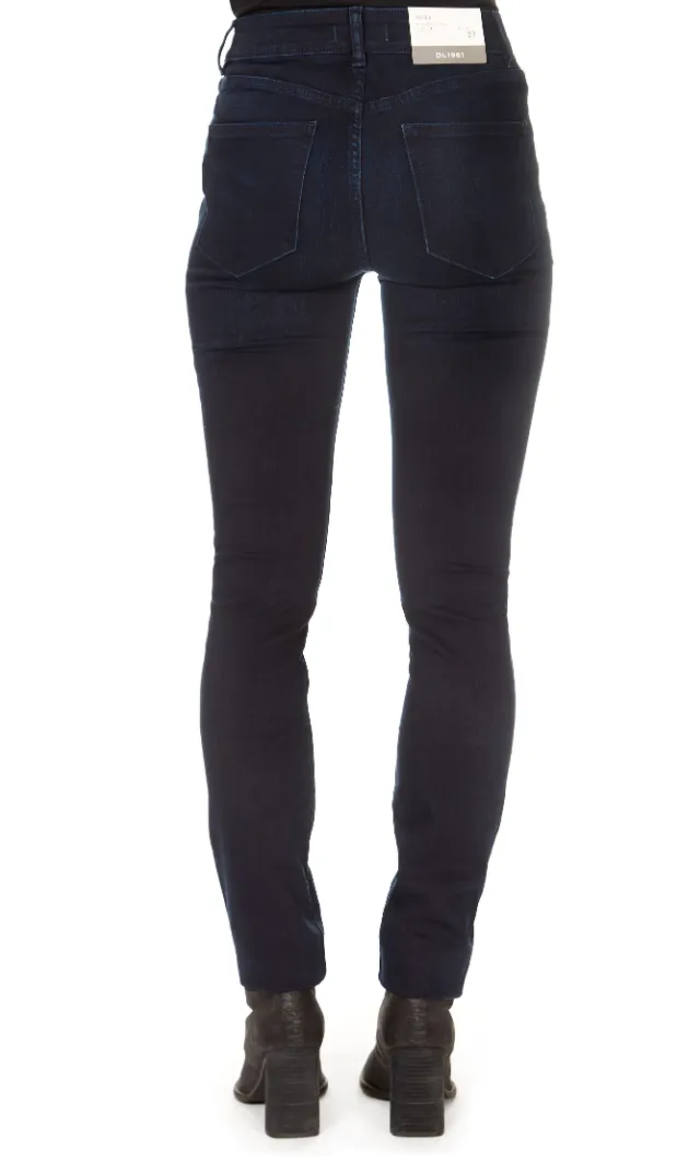 'Nina Pierre' Dark Blue High Waisted Jeans