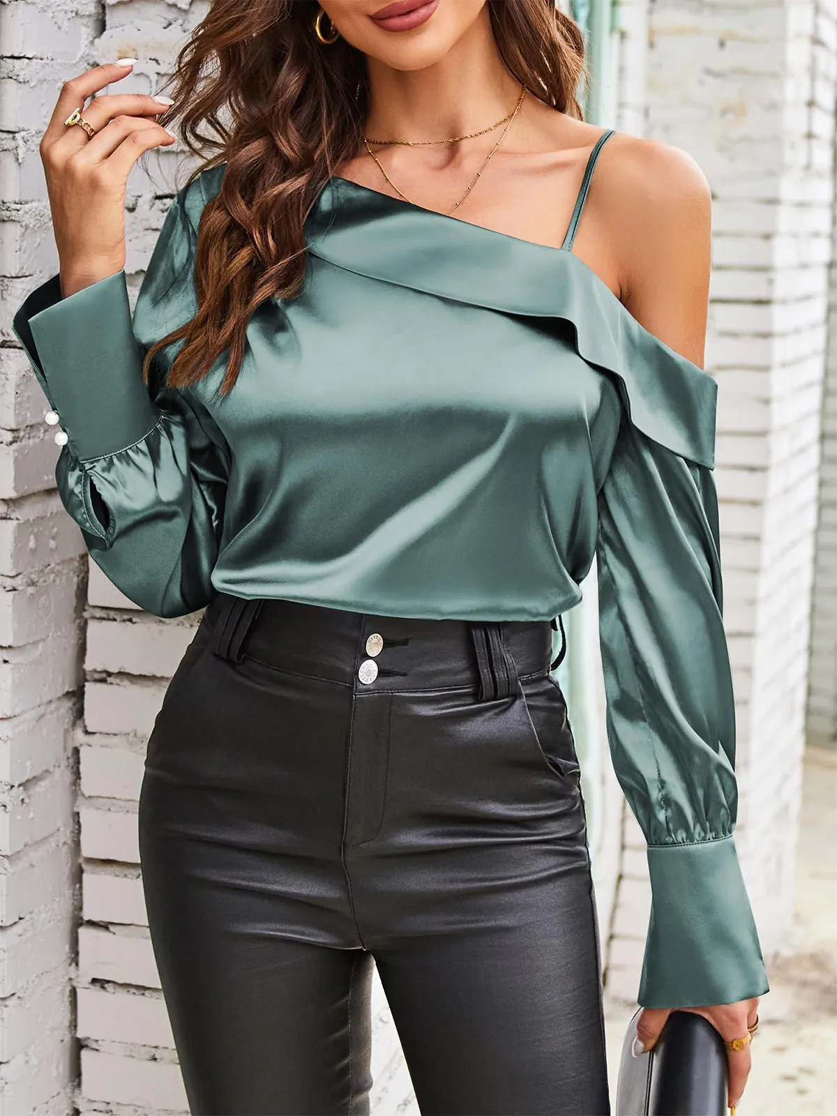 Satin Silk Tops