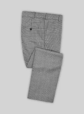 Scabal Belisa Houndstooth BW Wool Pants