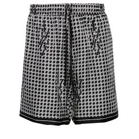 Staggard Houndstooth Shorts