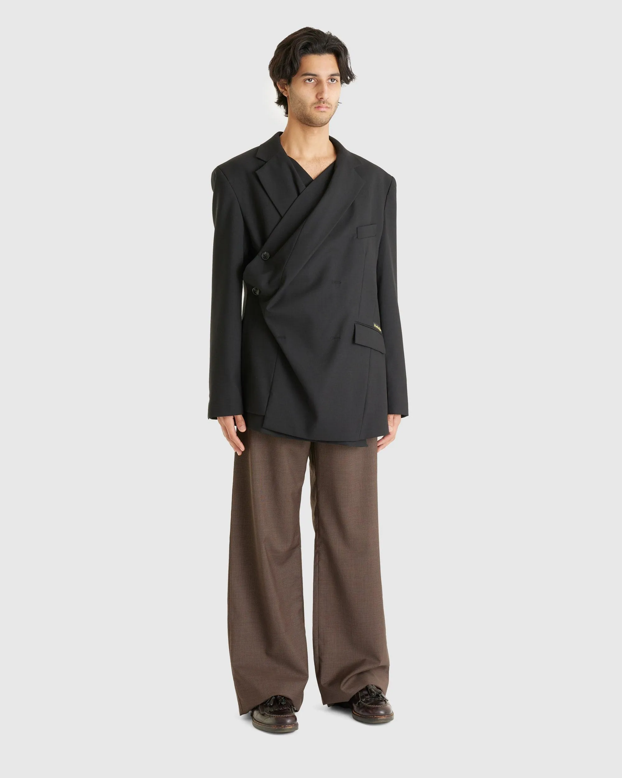 Tailored Extended Wide Leg Trouser