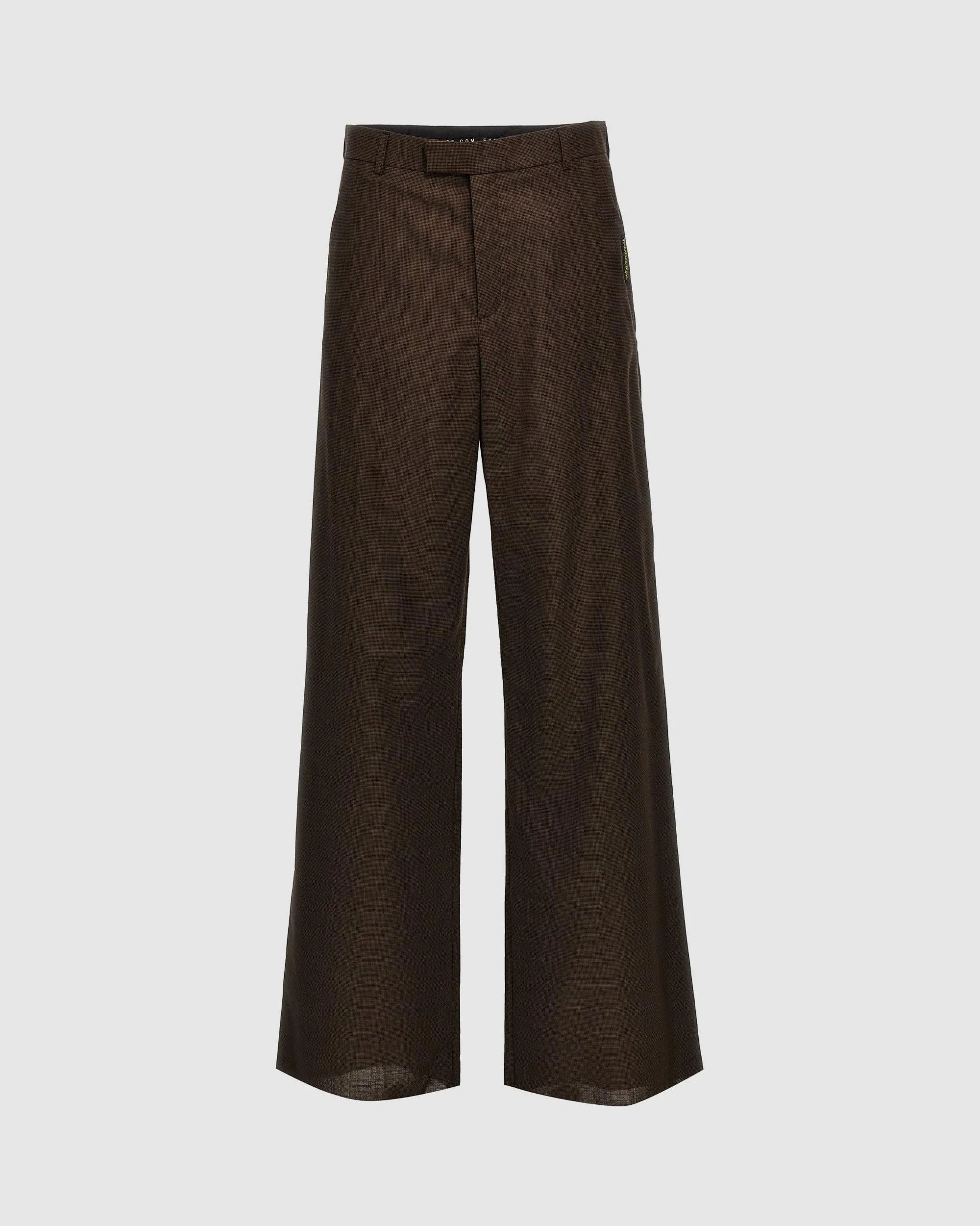 Tailored Extended Wide Leg Trouser