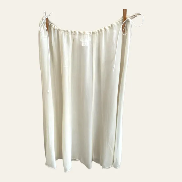 Tie-Waist Overskirt - Ivory - Best Seller