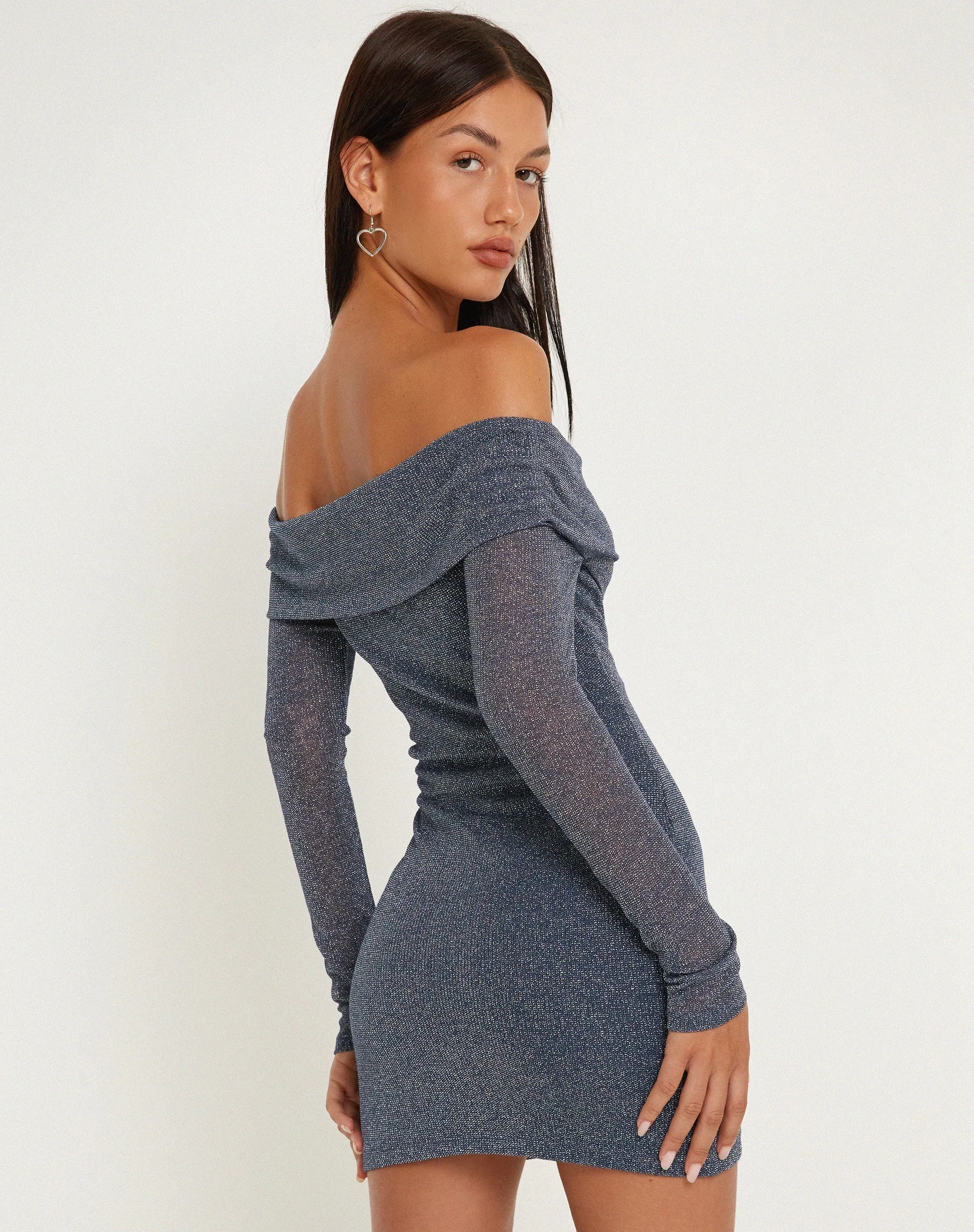 Urban X Motel Nasami Mini Dress in Navy