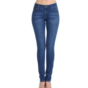 Wax Women's Super Comfy Stretch Mid-Rise Skinny Jean