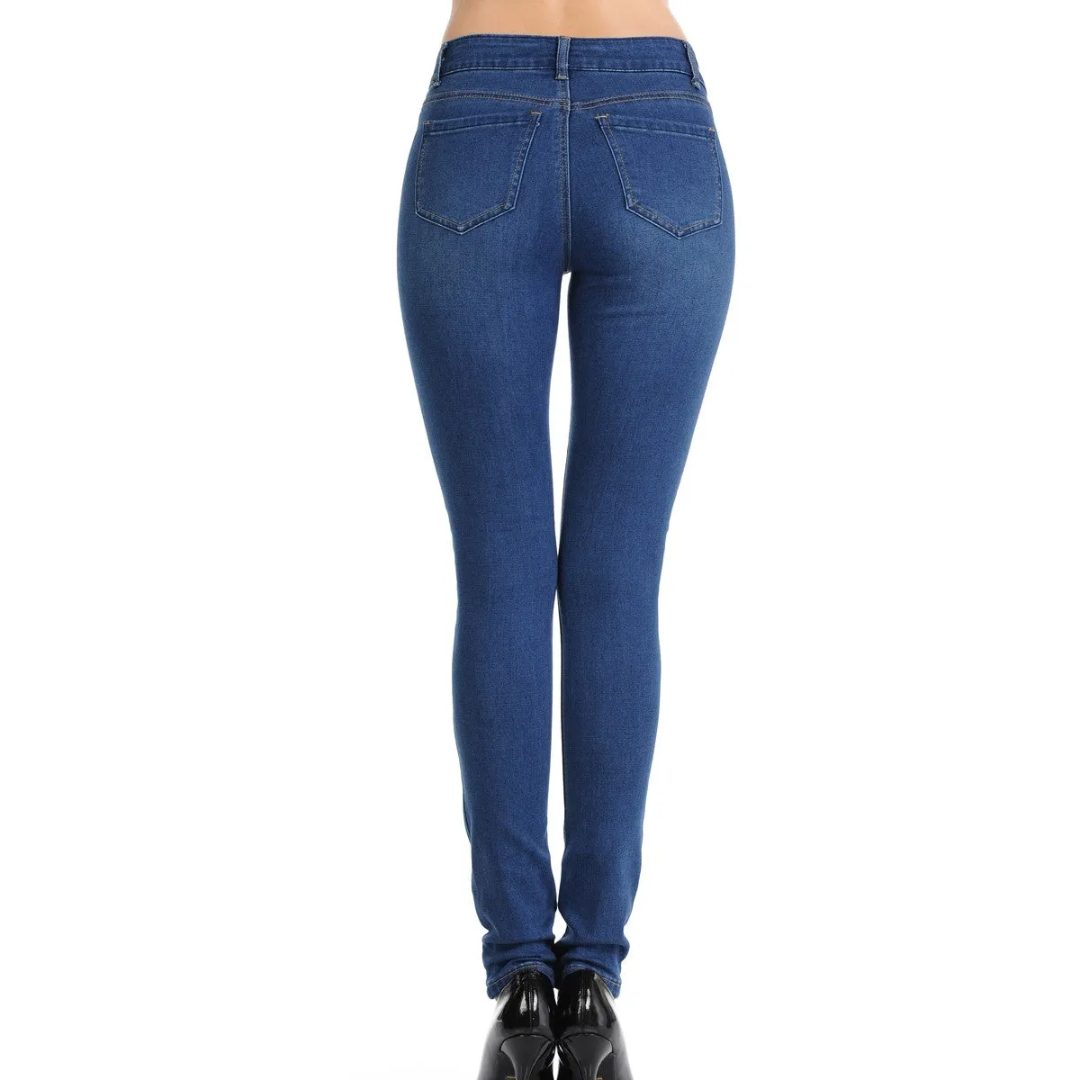 Wax Women's Super Comfy Stretch Mid-Rise Skinny Jean