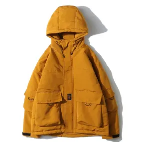 WINTER PARKAS THICK TOOLING PADDED JACKET