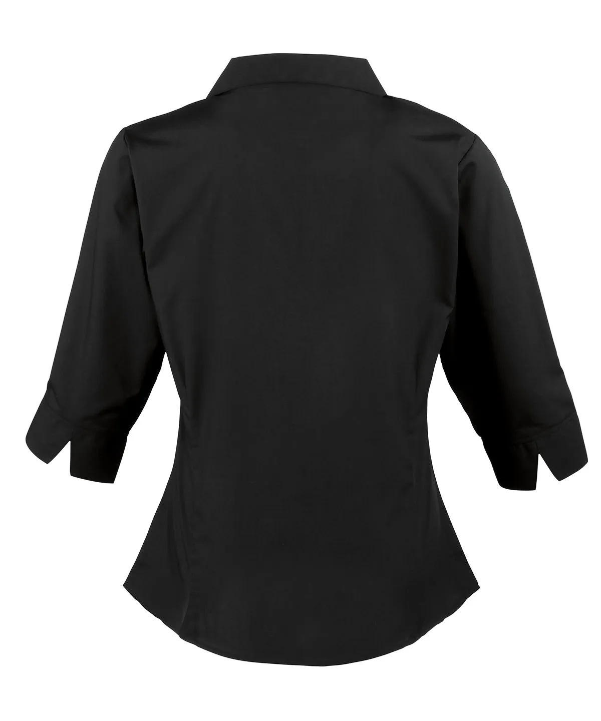 Women's ¾ sleeve poplin blouse